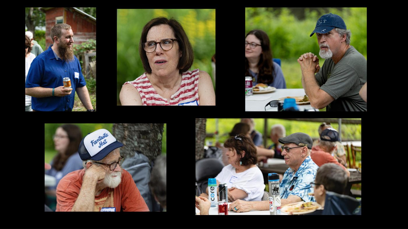 Attendees at New Braintree Progressive Community Picnic June 28 2026
